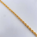 Pulso Lazo 4gr / 19.2cm / 3.75mm Oro Amarillo +3 18K &