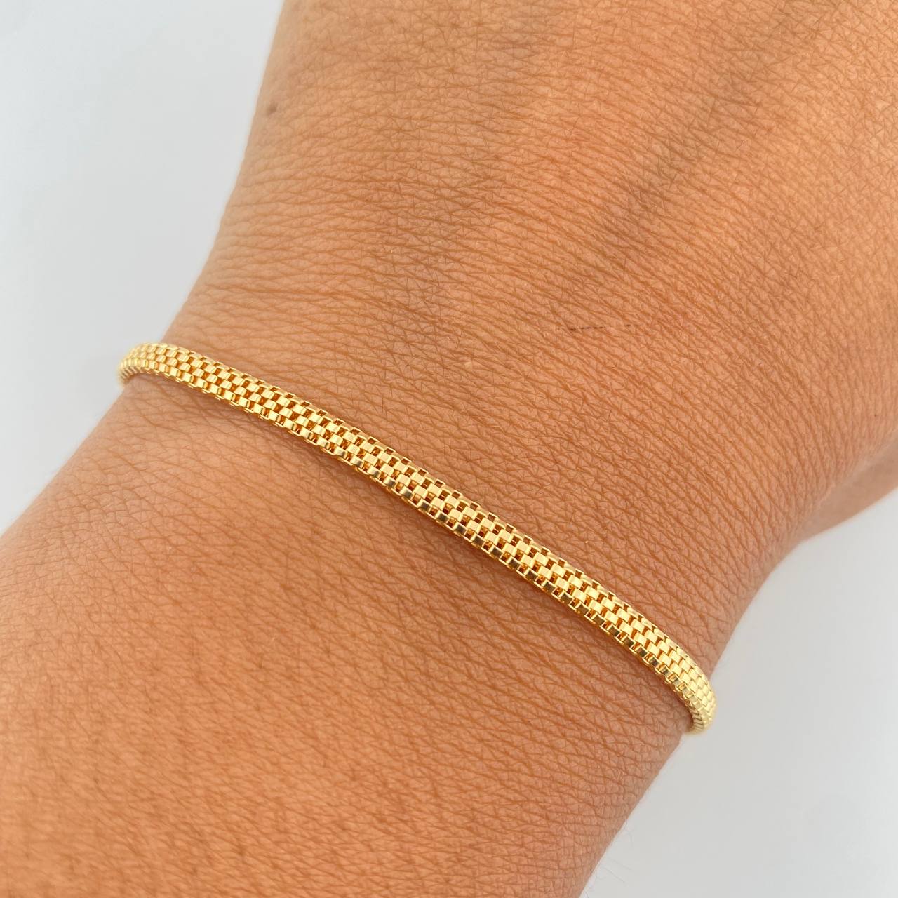 Pulso Serpiente 3.35gr / 19cm / 2.6mm Oro Amarillo +3 18K &