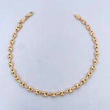 Pulso GC 4.55gr / 21.8cm / 4mm Diamantado Oro Amarillo 18K &