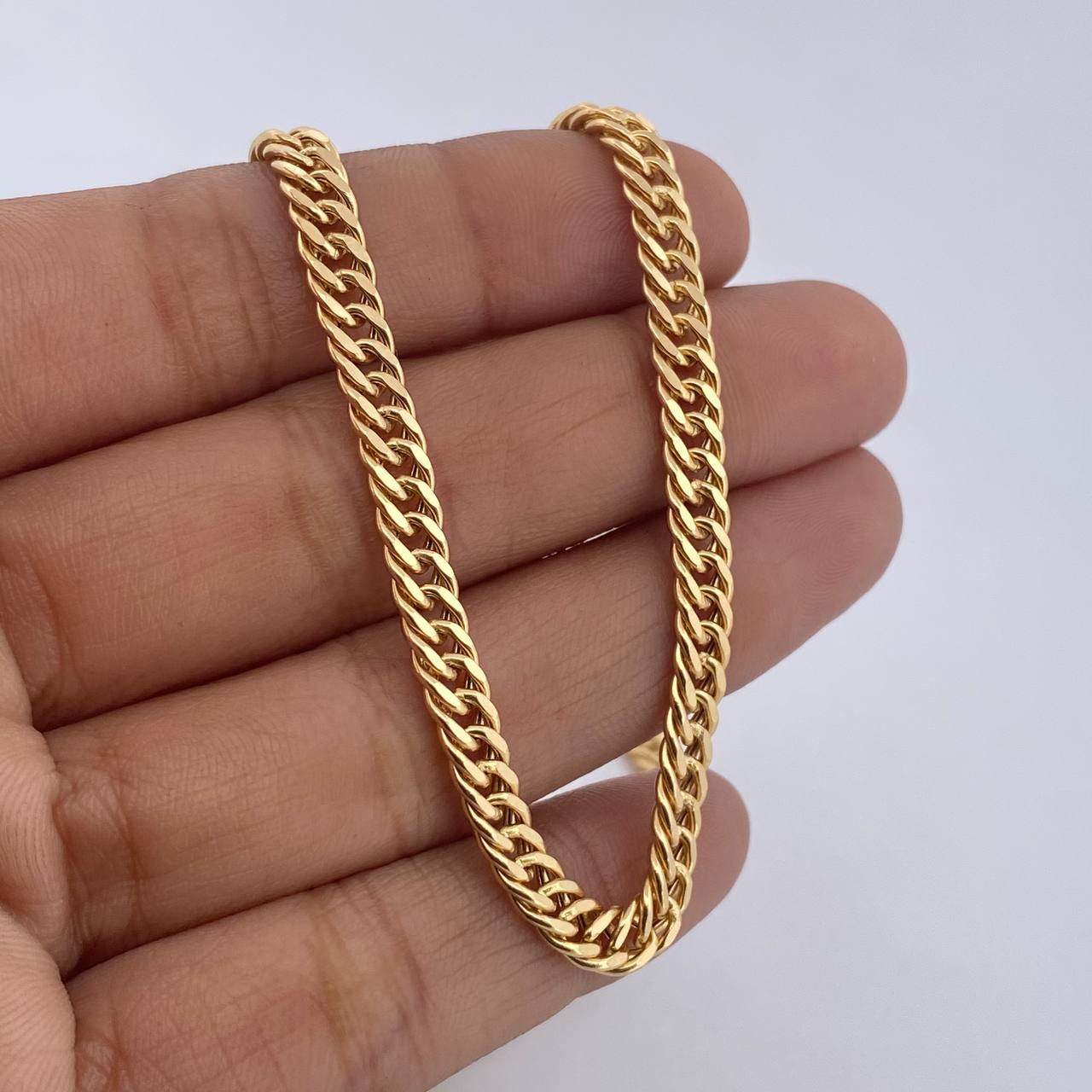 Cadena Cubana 15.9gr / 60.7cm / 4.6mm Oro Amarillo +0 18K &