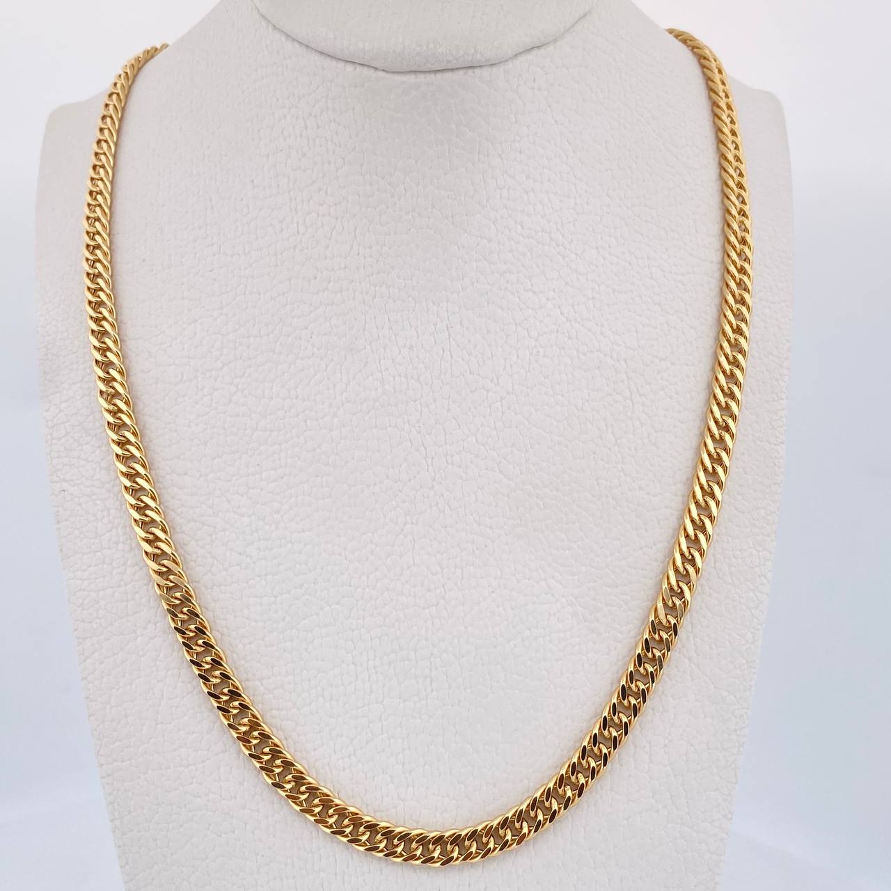 Cadena Cubana 15.9gr / 60.7cm / 4.6mm Oro Amarillo +0 18K &
