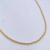 Cadena Roll-On Doble 3.35gr / 45.4cm / 3mm Oro Amarillo +3 18K &