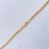 Cadena Roll-On Doble 3.35gr / 45.4cm / 3mm Oro Amarillo +3 18K &