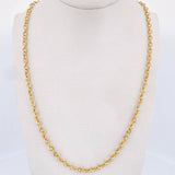 Cadena Roll-On Doble 3.35gr / 45.4cm / 3mm Oro Amarillo +3 18K &