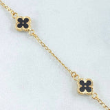 Pulso Espiga Trebol 2.5gr / 17cm / Oro 18K ©