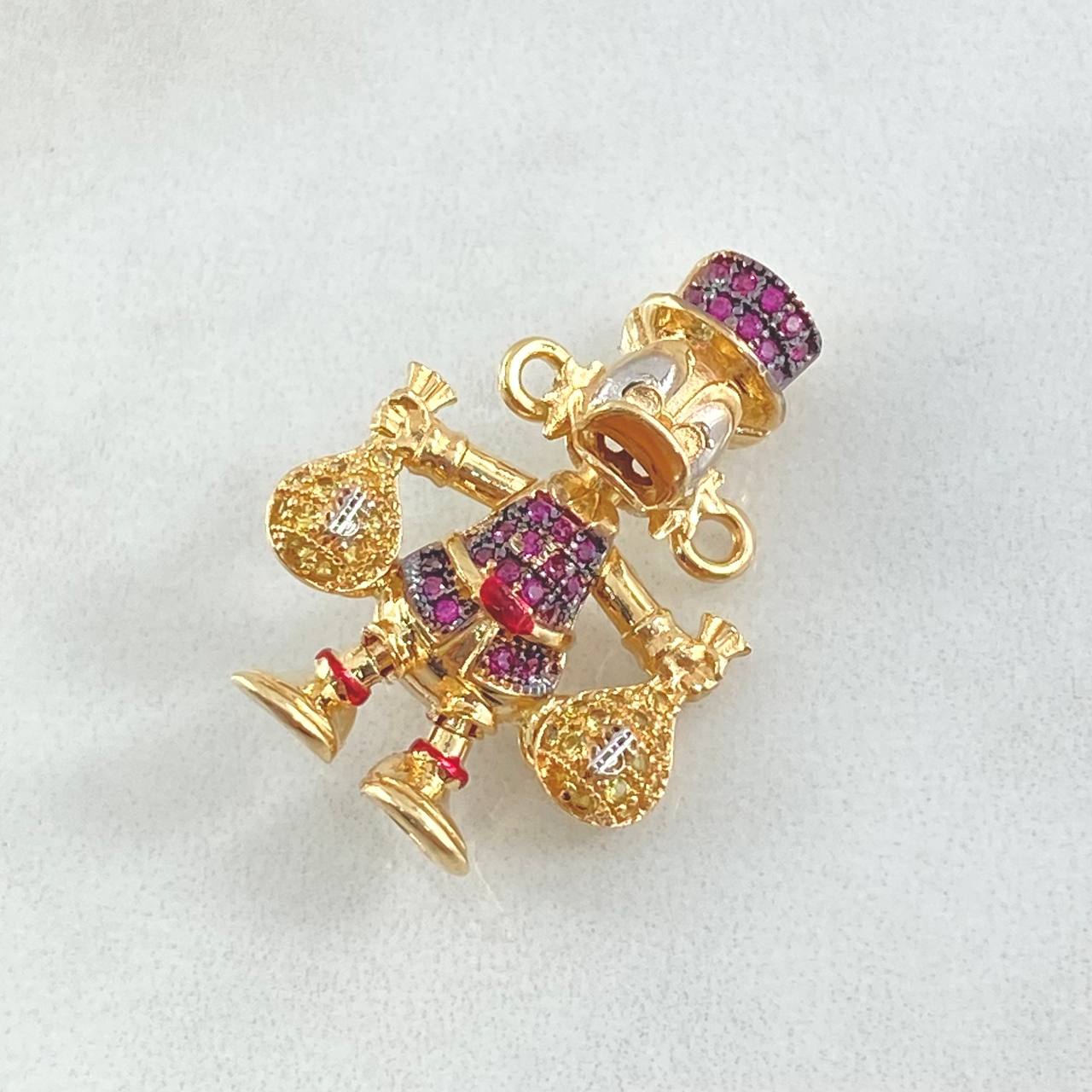 Herraje Pato Bolsa Dinero 5.45gr / 2.5cm / Oro 18K