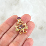 Herraje Pato Bolsa Dinero 5.45gr / 2.5cm / Oro 18K