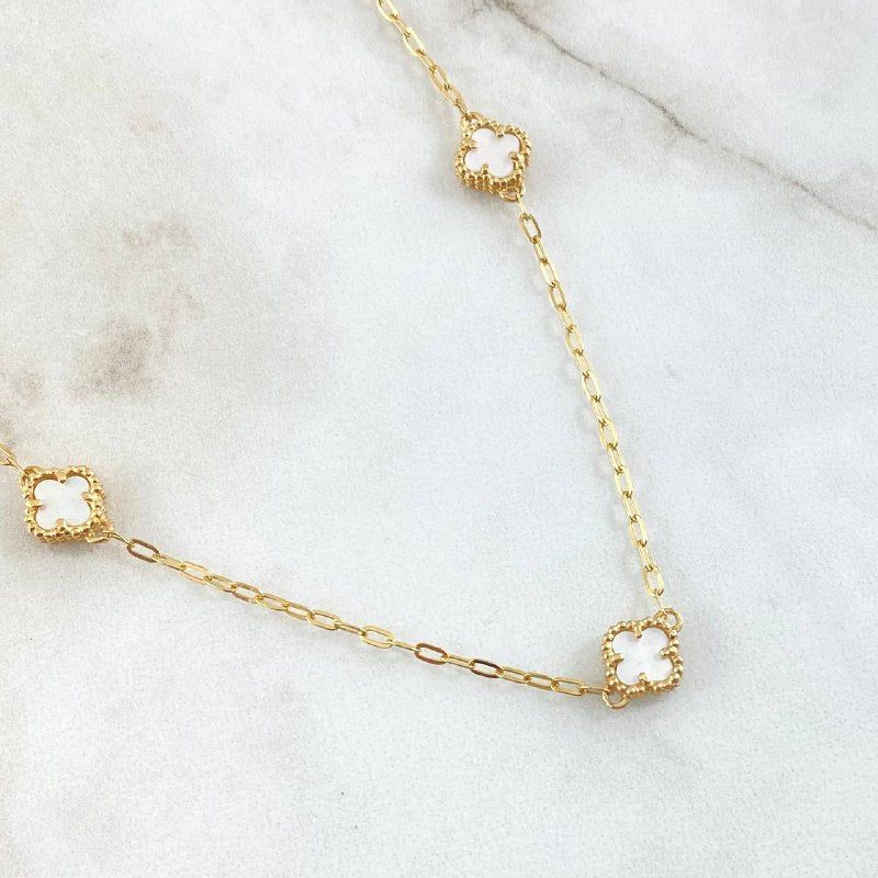 Cadena Trebol Aro seguido 6.5gr / 50cm / Oro 18K ©