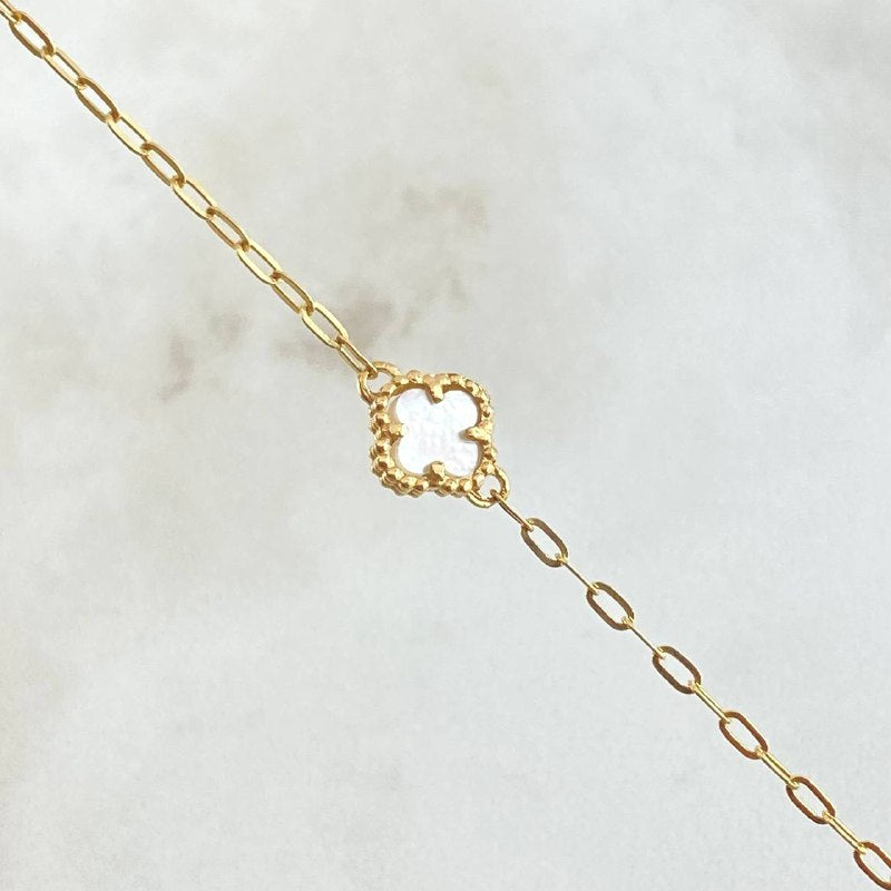 Cadena Trebol Aro seguido 6.15gr / 45cm / Nac.Esp. Oro 18K