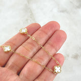 Cadena Trebol Aro seguido 6.5gr / 50cm / Oro 18K ©