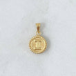 Dije Letra I Mate 0.55 g / 1.5 cm Oro Amarillo 18K