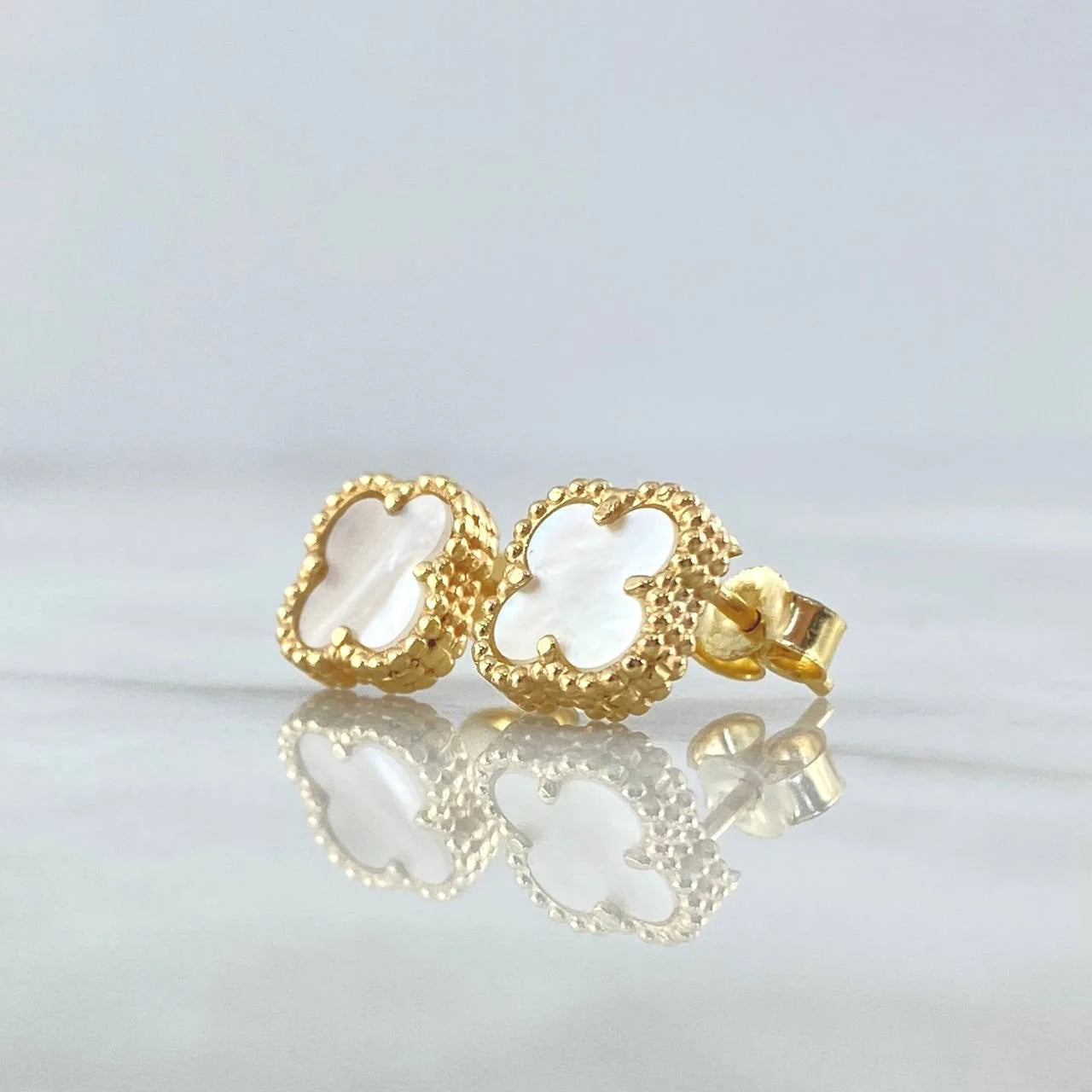 Topos Trebol 1.75 g / 8.1 mm Oro Amarillo 18K