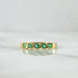 Anillo Esferas 2.05gr T7 1/4 Esmeraldas 26pts Oro Amarillo (Joya)