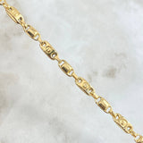 Pulso Rustico Tornillo Combinado 6.1gr / 18.5cm / 4mm-6mm Liso Oro Amarillo 18K