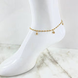 Tobillera GC Calabrote 3.7gr / 25cm / "Estrellas-Fresas-Sol" Oro Amarillo 18K *