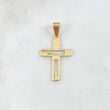 Dije Cruz Silueta 1.75gr / 3.4cm / Lisa Oro Amarillo 18K