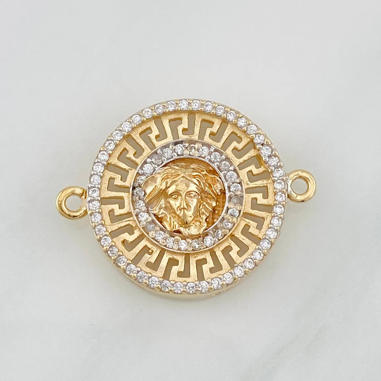 Herraje Medusa 3.45g / 2.4cm Oro Amarillo 18K