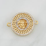 Herraje Medusa 3.45g / 2.4cm Oro Amarillo 18K