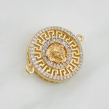 Herraje Medusa 3.45g / 2.4cm Oro Amarillo 18K