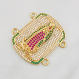 Herraje Virgen de Guadalupe 10.15g / 3cm Oro Amarillo 18K