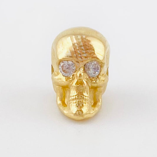 Herraje Calavera 3.4gr / 1cm / 5mm Oro Amarillo 18K