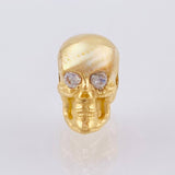 Herraje Caravera Tambor 3.4gr / 1cm / Oro Amarillo 18K