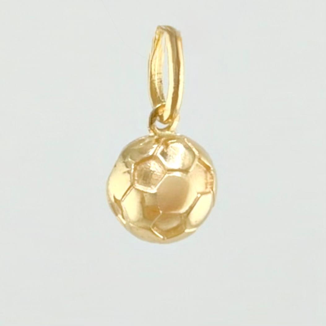Dije Fulbol Balon 1.8gr / 1.05cm / Oro Amarillo 18K