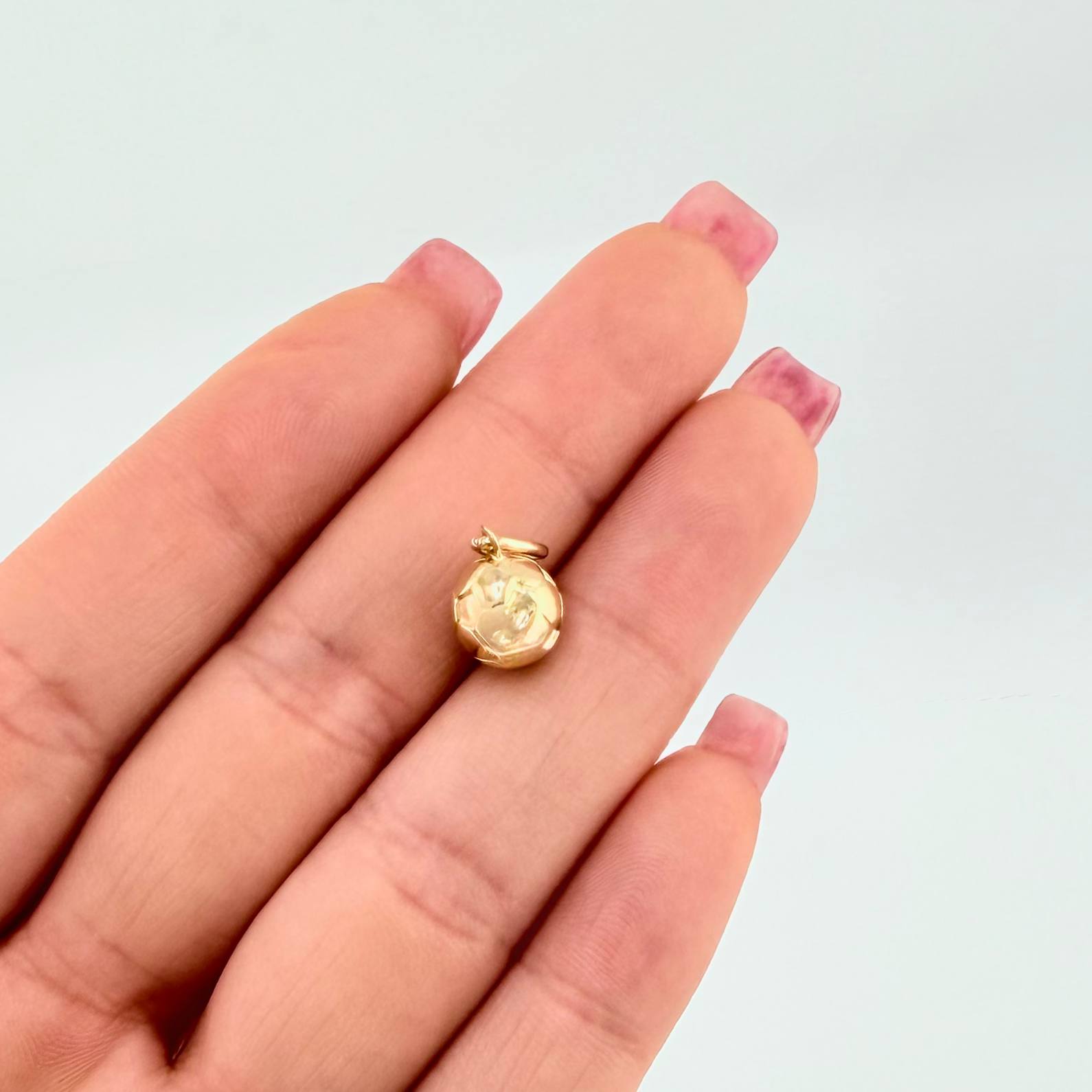 Dije Fulbol Balon 1.8gr / 1.05cm / Oro Amarillo 18K