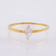 Anillo Solitario Gota 1gr / T6 3/4 / Oro Amarillo 18K