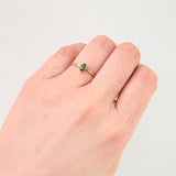 Anillo Solitario Gota 0.9gr / T6 1/2 / Oro Amarillo 18K ©