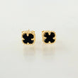 Topos Trebol Negro 1.2gr / 5mm Oro Amarillo Nac.Esp. 18K