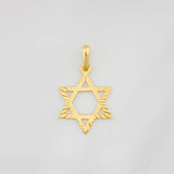 Dije Estrella de David 0.8g / 2cm Oro Amarillo 18K