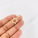 Dije Estrella de David 0.8g / 2cm Oro Amarillo 18K