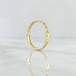 Anillo Trenzado 1.45gr / T7 1/4 / Liso Oro Amarillo 18K