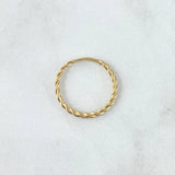 Anillo Espiral 1.25gr / T7 1/4 / Oro 18K ©