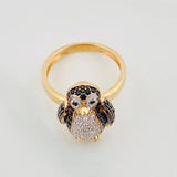 Anillo Pingüino Articulado 4.95g / T6 1/4 Tres Oros 18K