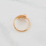 Anillo Flecha 4.2g / T8 Oro Rosa 18K