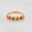 Anillo Churumbela Tupido 2.5g / T6 3/4 Oro Amarillo 18K
