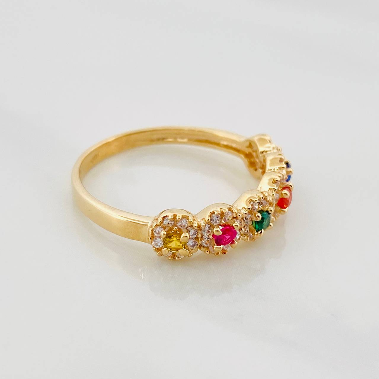Anillo Churumbela Tupido 2.5g / T6 3/4 Oro Amarillo 18K