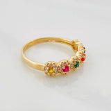 Anillo Churumbela Tupido 2.5g / T6 3/4 Oro Amarillo 18K