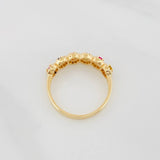 Anillo Churumbela Tupido 2.5g / T6 3/4 Oro Amarillo 18K