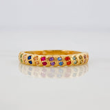Anillo Entrelazado 1.9g / T6 1/4 Oro Amarillo 18K
