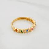 Anillo Entrelazado 1.9g / T6 1/4 Oro Amarillo 18K