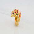 Anillo Pantera 4.6g / T5 1/4 Oro Amarillo 18K