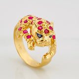 Anillo Pantera 4.6g / T5 1/4 Oro Amarillo 18K