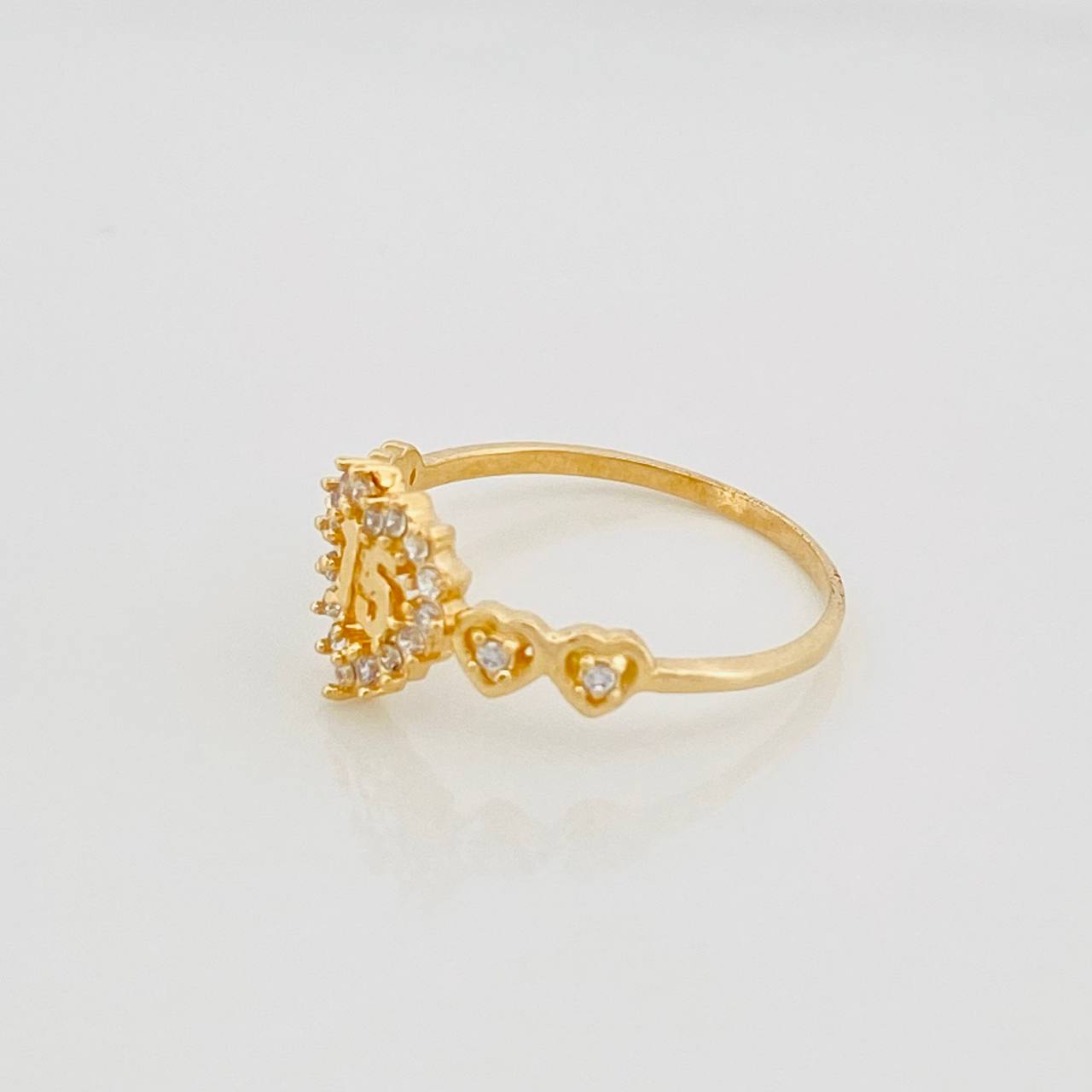 Anillo 15' Corazones 1.45g / T5 1/4 Oro Amarillo 18K