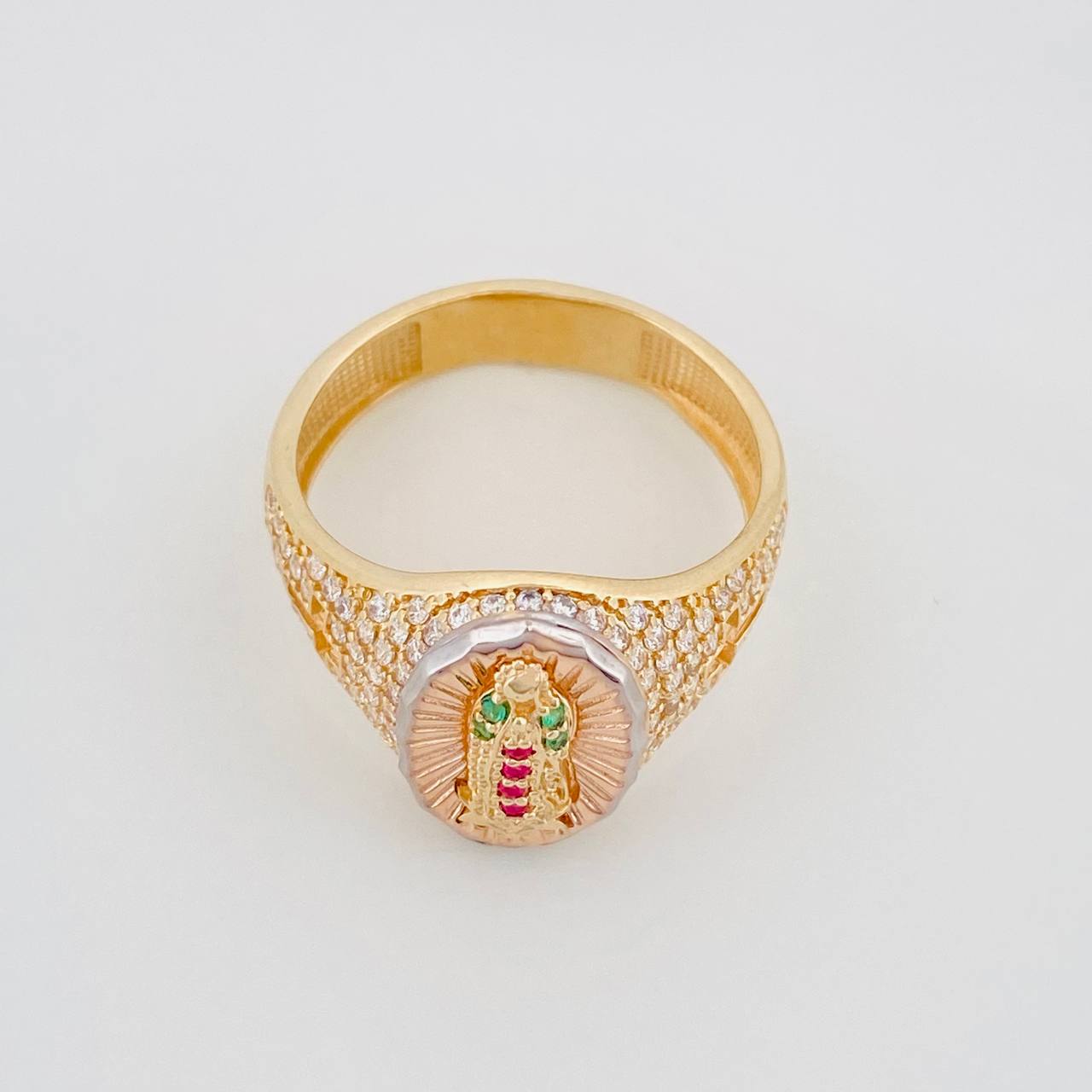 Anillo Virgen Guadalupe 4.5g / T7 Tres Oros 18K