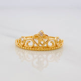 Anillo Tiara 15's 1.7g / T7 1/4 Oro Amarillo 18K
