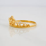 Anillo Tiara 15's 1.7g / T7 1/4 Oro Amarillo 18K