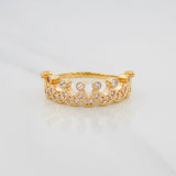 Anillo Tiara 3.3g / T7 1/4 Oro Amarillo 18K